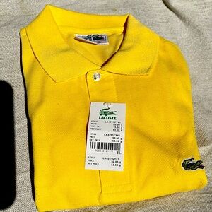 Men’s xl Lacoste polo shirt NWT